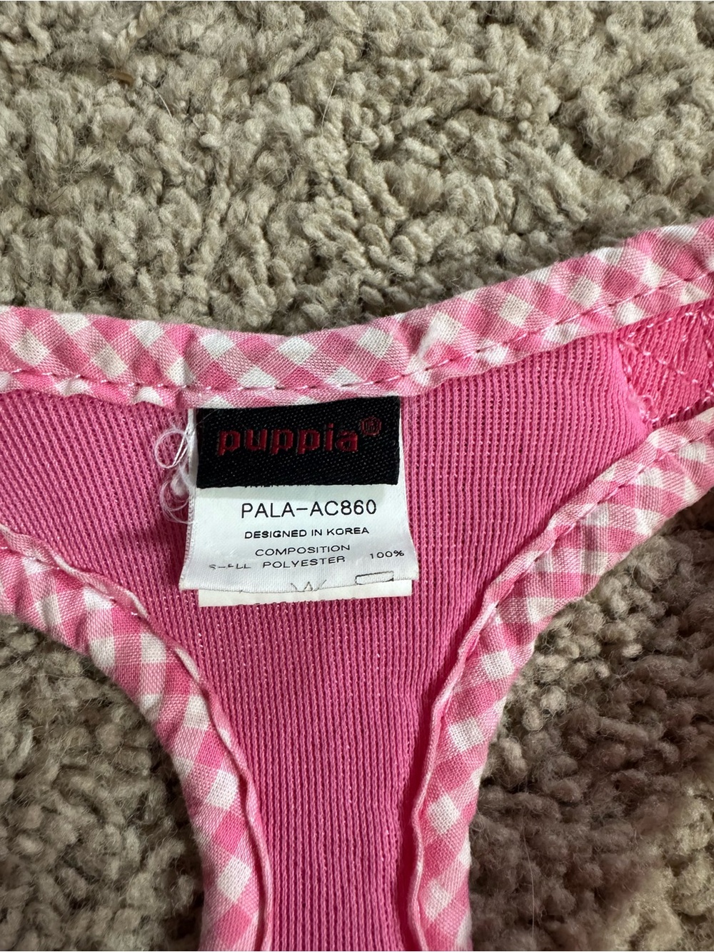 Pink Ruffled Dog Harness Vest - Picture 3 of 4